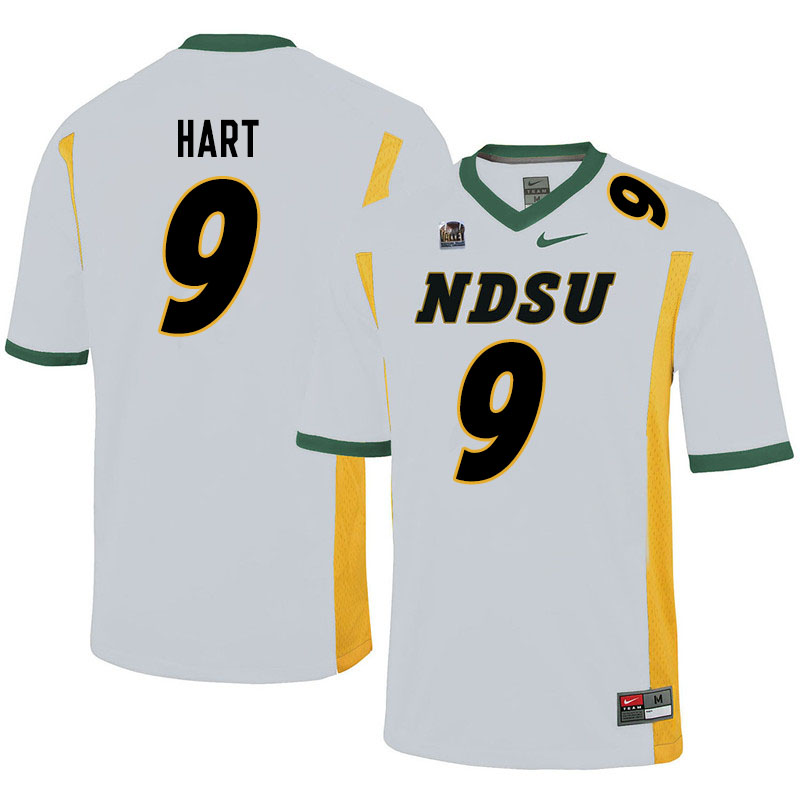 Men #9 DJ Hart North Dakota State Bison College Football Jerseys Sale-White